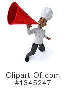 Young Black Male Chef Clipart #1345247 by Julos