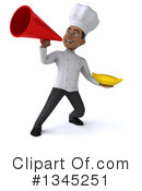 Young Black Male Chef Clipart #1345251 by Julos