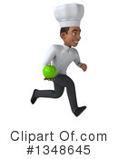 Young Black Male Chef Clipart #1348645 by Julos