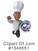 Young Black Male Chef Clipart #1348651 by Julos