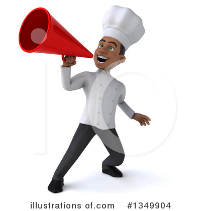 Young Black Male Chef Clipart #1349904 by Julos