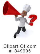 Young Black Male Chef Clipart #1349906 by Julos