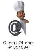 Young Black Male Chef Clipart #1351394 by Julos