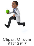 Young Black Male Doctor Clipart #1312917 by Julos
