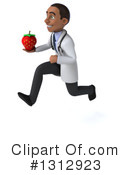 Young Black Male Doctor Clipart #1312923 by Julos