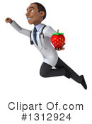 Young Black Male Doctor Clipart #1312924 by Julos
