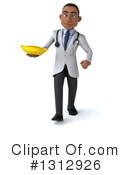 Young Black Male Doctor Clipart #1312926 by Julos