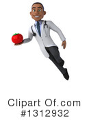 Young Black Male Doctor Clipart #1312932 by Julos