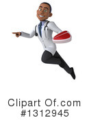 Young Black Male Doctor Clipart #1312945 by Julos