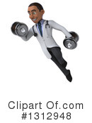 Young Black Male Doctor Clipart #1312948 by Julos