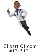 Young Black Male Doctor Clipart #1315191 by Julos