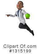Young Black Male Doctor Clipart #1315199 by Julos