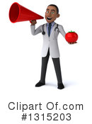 Young Black Male Doctor Clipart #1315203 by Julos
