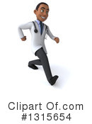 Young Black Male Doctor Clipart #1315654 by Julos