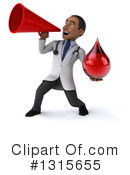 Young Black Male Doctor Clipart #1315655 by Julos