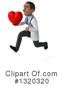 Young Black Male Doctor Clipart #1320320 by Julos