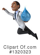 Young Black Male Doctor Clipart #1320323 by Julos