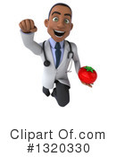 Young Black Male Doctor Clipart #1320330 by Julos