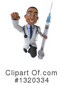 Young Black Male Doctor Clipart #1320334 by Julos