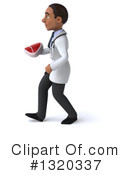 Young Black Male Doctor Clipart #1320337 by Julos