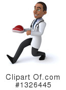 Young Black Male Doctor Clipart #1326445 by Julos