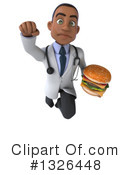 Young Black Male Doctor Clipart #1326448 by Julos
