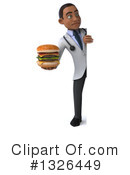 Young Black Male Doctor Clipart #1326449 by Julos