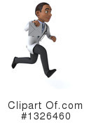 Young Black Male Doctor Clipart #1326460 by Julos