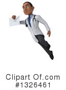 Young Black Male Doctor Clipart #1326461 by Julos