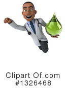 Young Black Male Doctor Clipart #1326468 by Julos