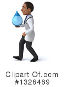 Young Black Male Doctor Clipart #1326469 by Julos
