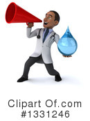 Young Black Male Doctor Clipart #1331246 by Julos