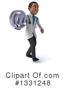 Young Black Male Doctor Clipart #1331248 by Julos