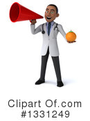 Young Black Male Doctor Clipart #1331249 by Julos