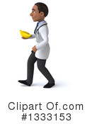 Young Black Male Doctor Clipart #1333153 by Julos