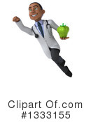 Young Black Male Doctor Clipart #1333155 by Julos