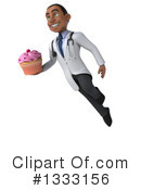 Young Black Male Doctor Clipart #1333156 by Julos