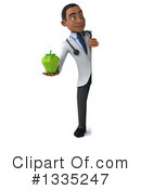 Young Black Male Doctor Clipart #1335247 by Julos