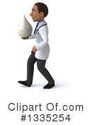Young Black Male Doctor Clipart #1335254 by Julos