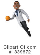 Young Black Male Doctor Clipart #1339672 by Julos