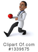 Young Black Male Doctor Clipart #1339675 by Julos