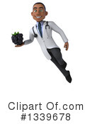 Young Black Male Doctor Clipart #1339678 by Julos