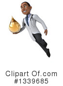 Young Black Male Doctor Clipart #1339685 by Julos