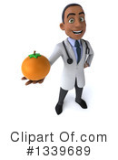Young Black Male Doctor Clipart #1339689 by Julos