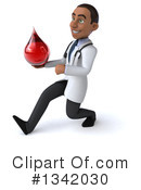 Young Black Male Doctor Clipart #1342030 by Julos
