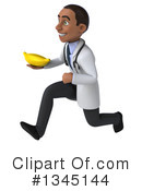Young Black Male Doctor Clipart #1345144 by Julos