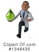 Young Black Male Doctor Clipart #1348435 by Julos
