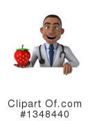 Young Black Male Doctor Clipart #1348440 by Julos