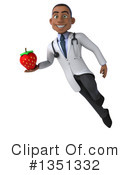 Young Black Male Doctor Clipart #1351332 by Julos
