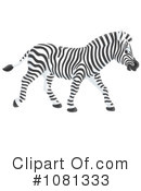 Zebra Clipart #1081333 by Alex Bannykh